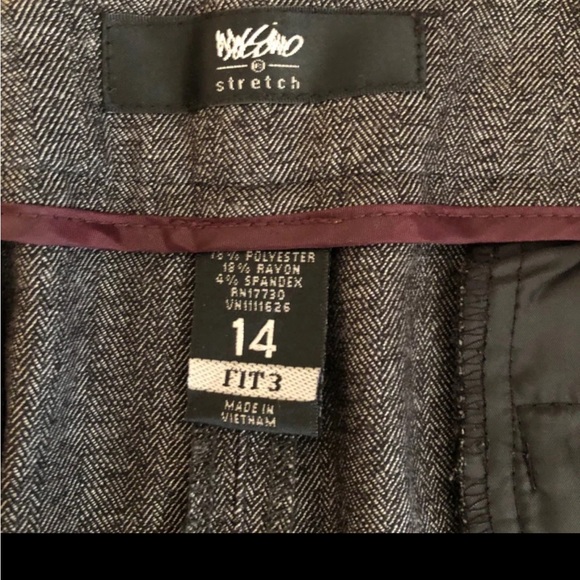 Mossimo Women’s Grey Bootcut Dress Pants- Size 14- Like New - Picture 3 of 3